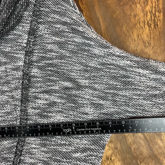 Calvin Klein Womens Sweater Gray Faux Wrap Cowl Neck Performance Athletic XS - Picture 6 of 13